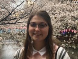 Mikayla Zulkoski in Nakameguro, a residential district in Tokyo, Japan, in the spring of 2019.
