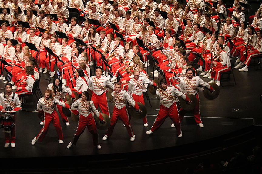 The Cornhusker Marching Band Highlights concert is Dec. 8 at the Lied Center for Performing Arts. 