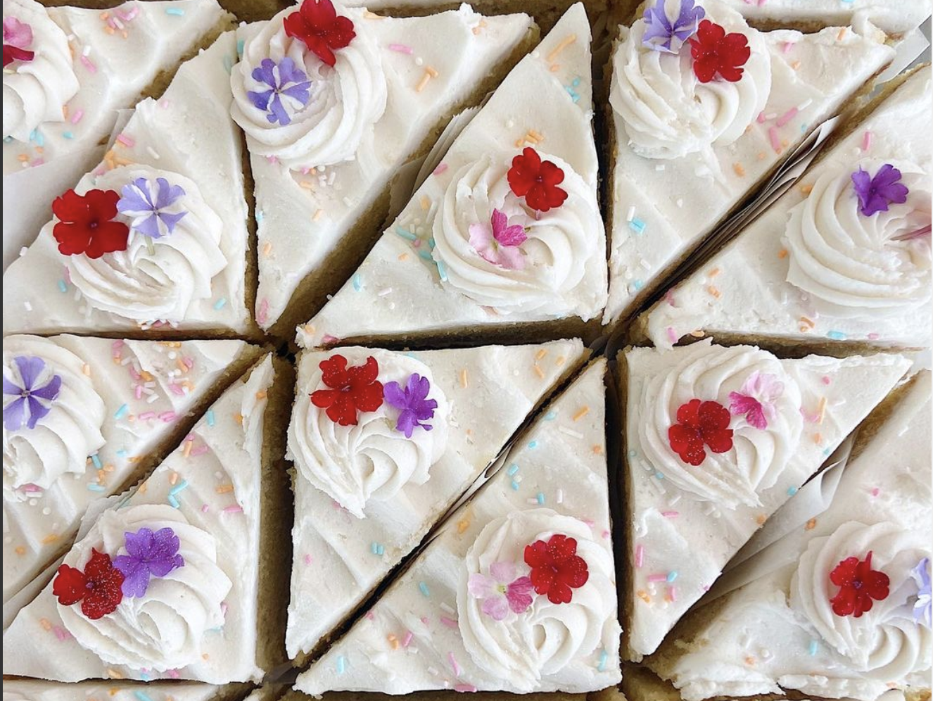 These cakes from Goldenrod Pastries are just one of the quality baked goods available at local bakeries throughout Lincoln.