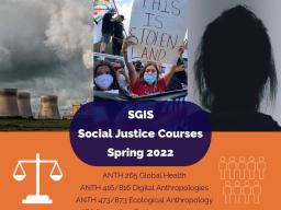 SGIS Social Justice Courses - Spring 2022