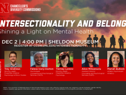 The panel features a diverse group of experts from the university, who will engage the audience in a discussion about the impact gender, race/ethnicity, sexual identity, international status, and being a student-athlete have on a person’s attitudes about 