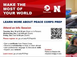 Peace Corps Prep Program Information Session