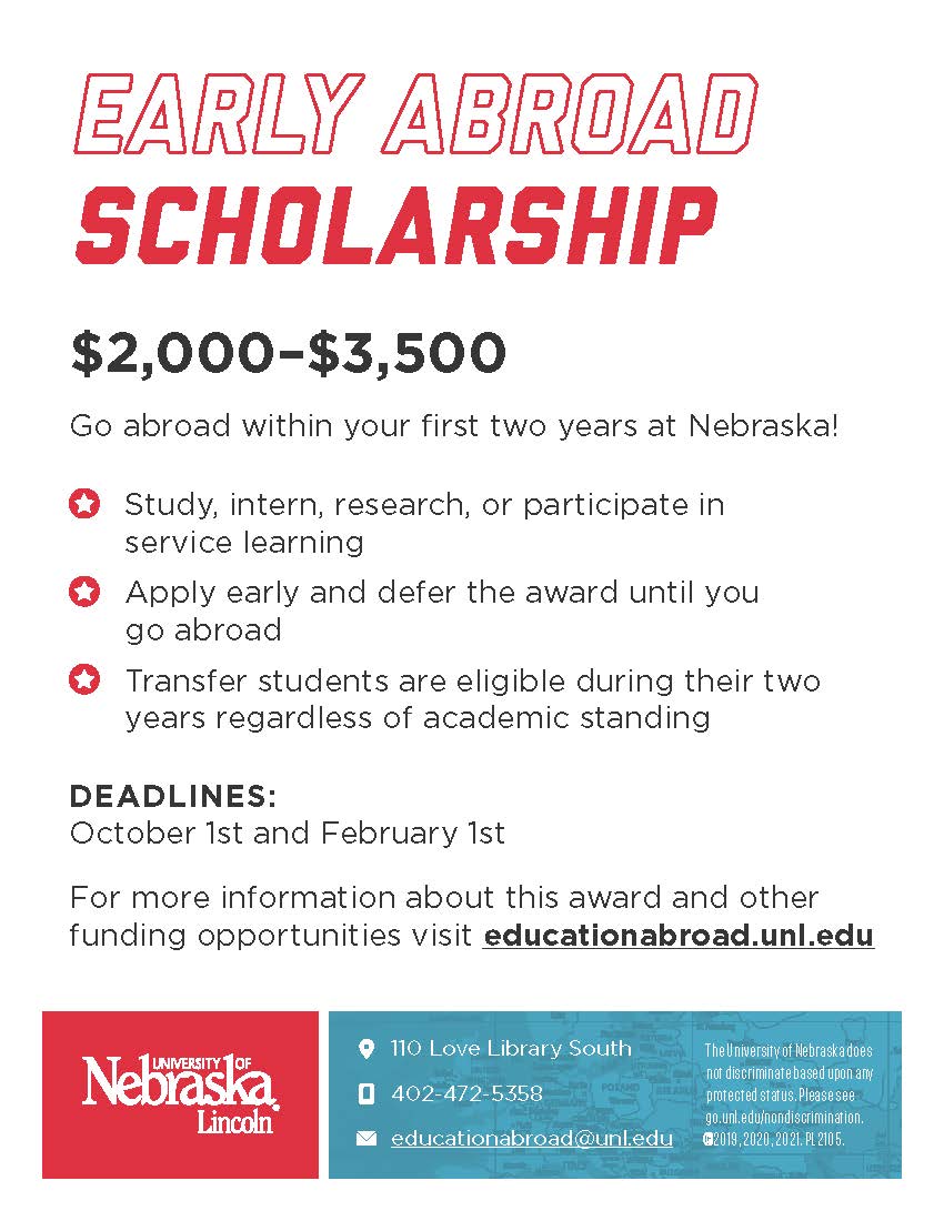 Early Abroad Scholarship