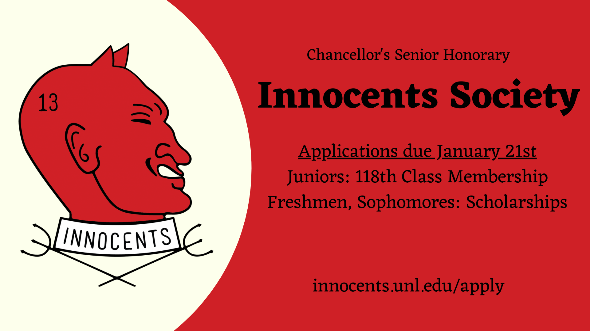 Innocents Society Application Information