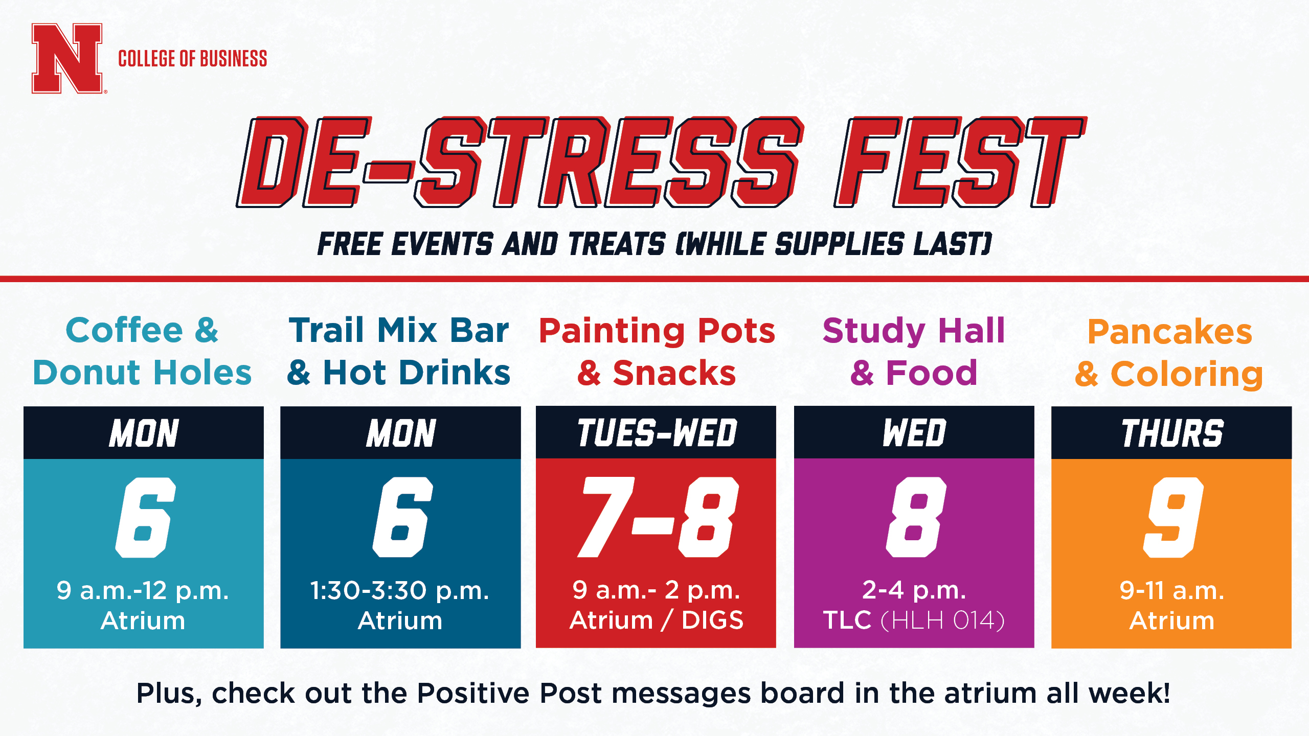 De-stress This Week In Hawks Hall