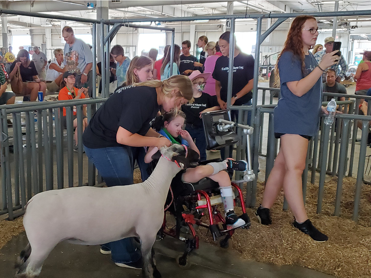 Members of the Unified Showing 4-H Club at the 2021 Lancaster County Super Fair