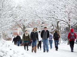Winter on City Campus