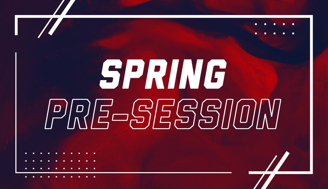 Spring Pre-session courses will be Jan. 3-14, 2022.