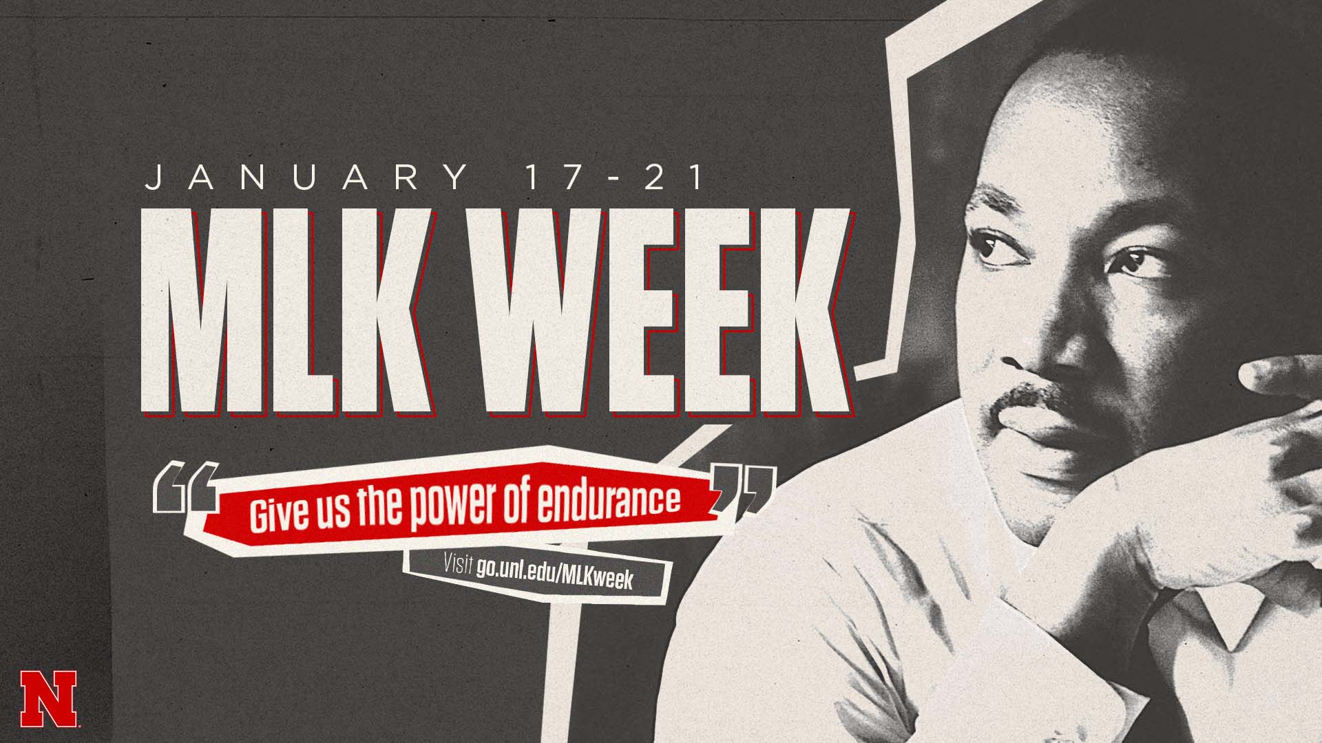 The Office of Diversity and Inclusion presents a week-long celebration, Jan. 17–21, of the legacy of Dr. Martin Luther King, Jr. 