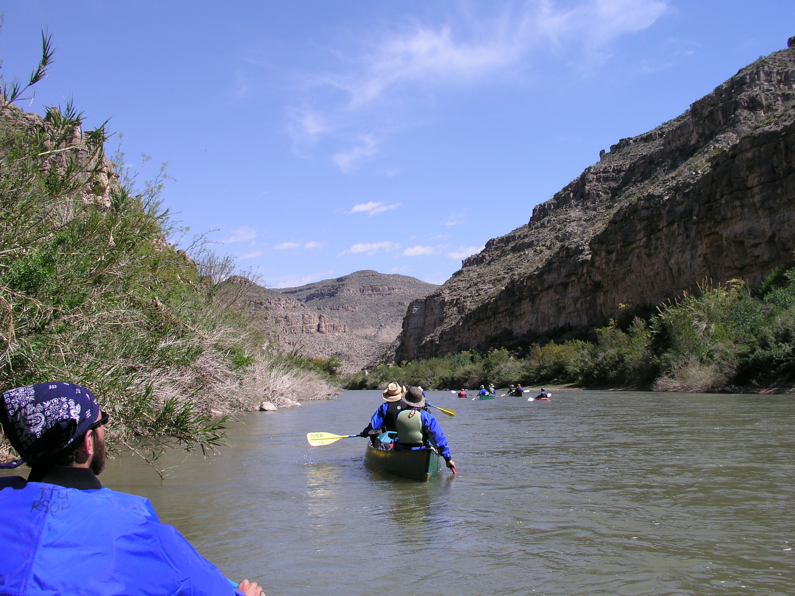 Canyon canoeing in Texas is one of three Spring Break trips organized by Outdoor Adventures.