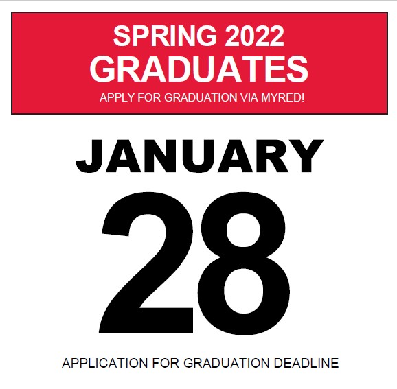 Spring 2022 Graduation Application - January 28