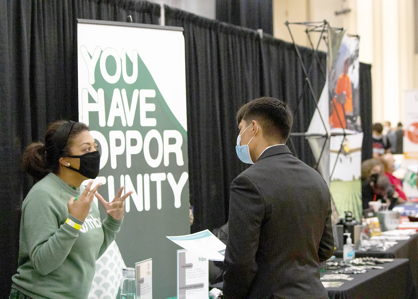 Encourage students to visit spring career fairs Announce University