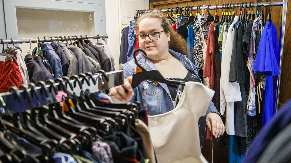 Career Services, with JC Penney and the LGBTQA+ Center, and the Colleges of Business and Arts and Sciences help provide career and dress clothing to students to help build their wardrobes.