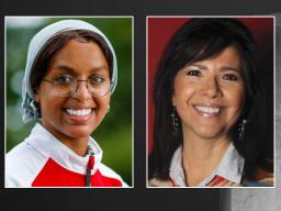Nebraska's Batool Ibrahim and Judy gaiashkibos have earned the university's 2022 Fulfilling the Dream awards. The honors were presented Jan. 19. [Shutterstock and file photos]