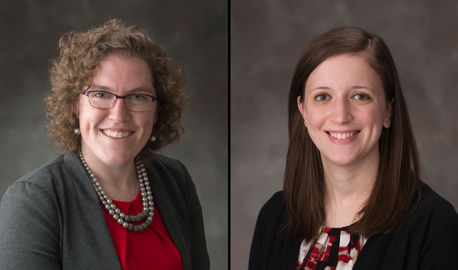 College of Arts and Sciences Career Coaches, Meagan Savage (left) and Kristen Aldrich (right)