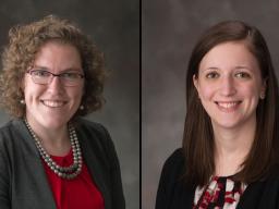 College of Arts and Sciences Career Coaches, Meagan Savage (left) and Kristen Aldrich (right)