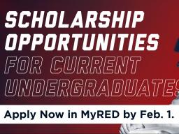 Scholarships are granted on a first-come, first-serve basis. Applying soon will lock in your eligibility. The application closes Feb. 1.