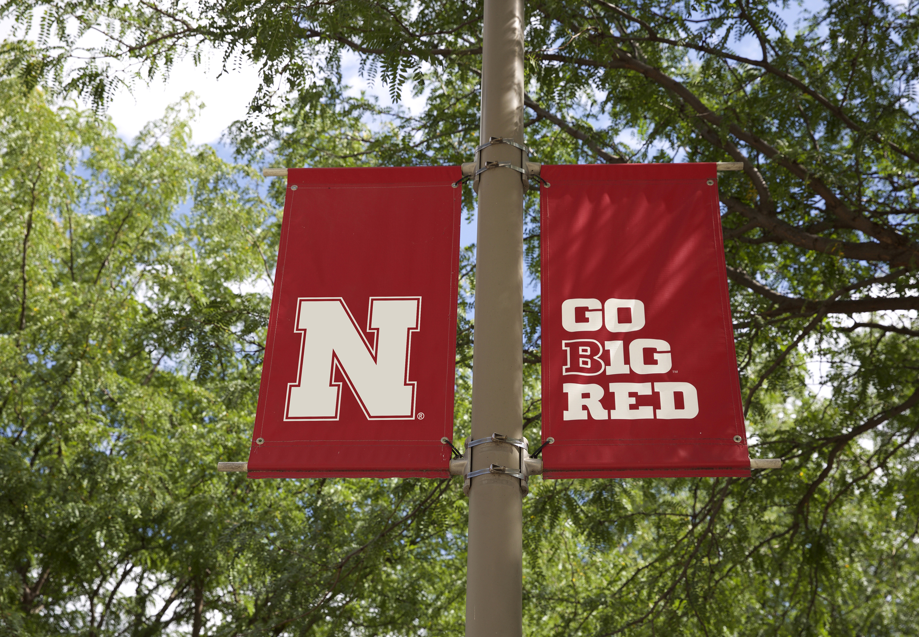 Nebraska banners.