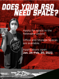 Apply for Space in the Nebraska Unions