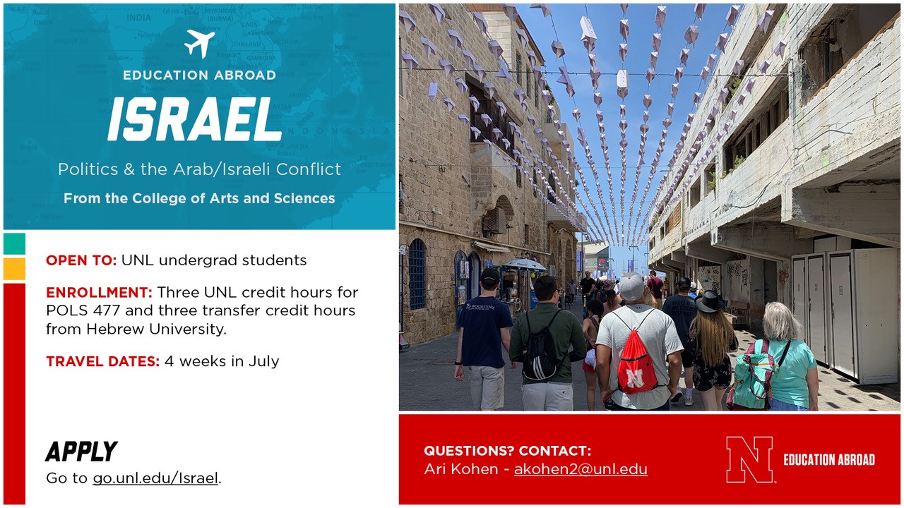 Study Abroad in Israel this Summer! 