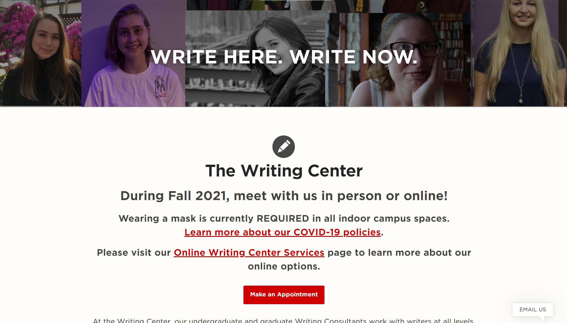 Writing Center Consultant Applications Open!