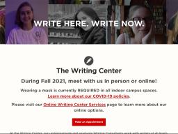Writing Center Consultant Applications Open!