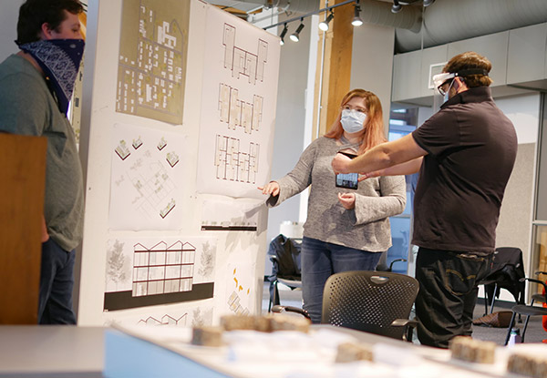 College of Architecture Students Collaborate with Valentine for Affordable Housing Solutions