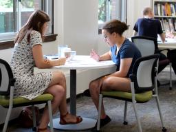 The Writing Center is hiring Writing Consultants for the 2022-2023 academic year. Students from all majors are encouraged to apply and attend an informational session Feb. 15 or Feb. 17.
