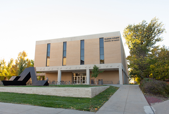 The new music building, scheduled to open in fall 2025, will replace the Westbrook Music Building. 