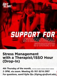 Stress Management with a Therapist/ISSO Hour (Drop-In)