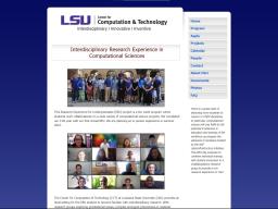 CCT REU: Interdisciplinary Research Experience in Computational Sciences