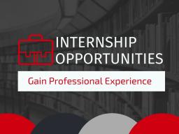 Internship Opportunities: Gain Professional Experience