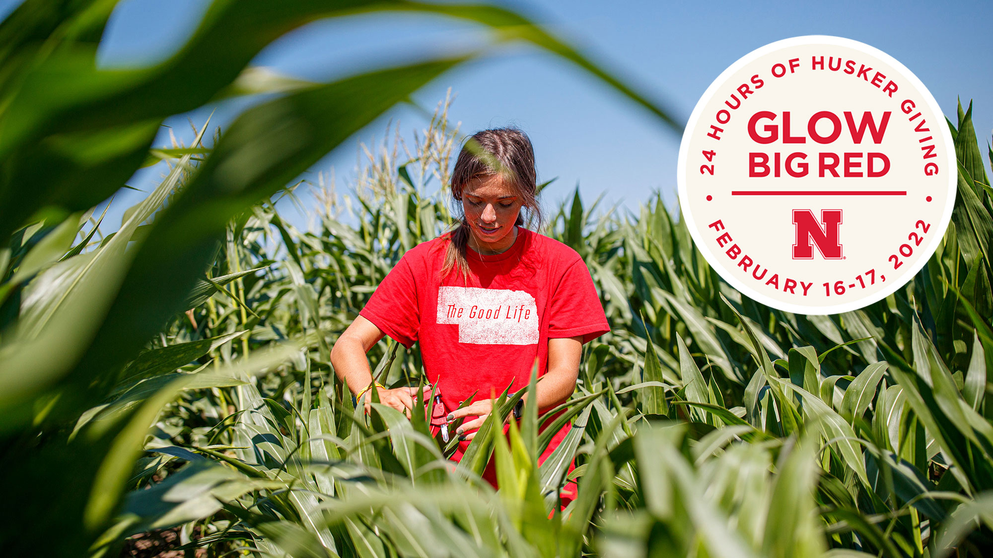 #GlowBigRed 2022 is finally here! From noon today, Feb. 16, to noon tomorrow, Feb. 17, we’re celebrating our campus and the people who make the University of Nebraska–Lincoln a special place by ensuring more students can realize their dreams at Nebraska.
