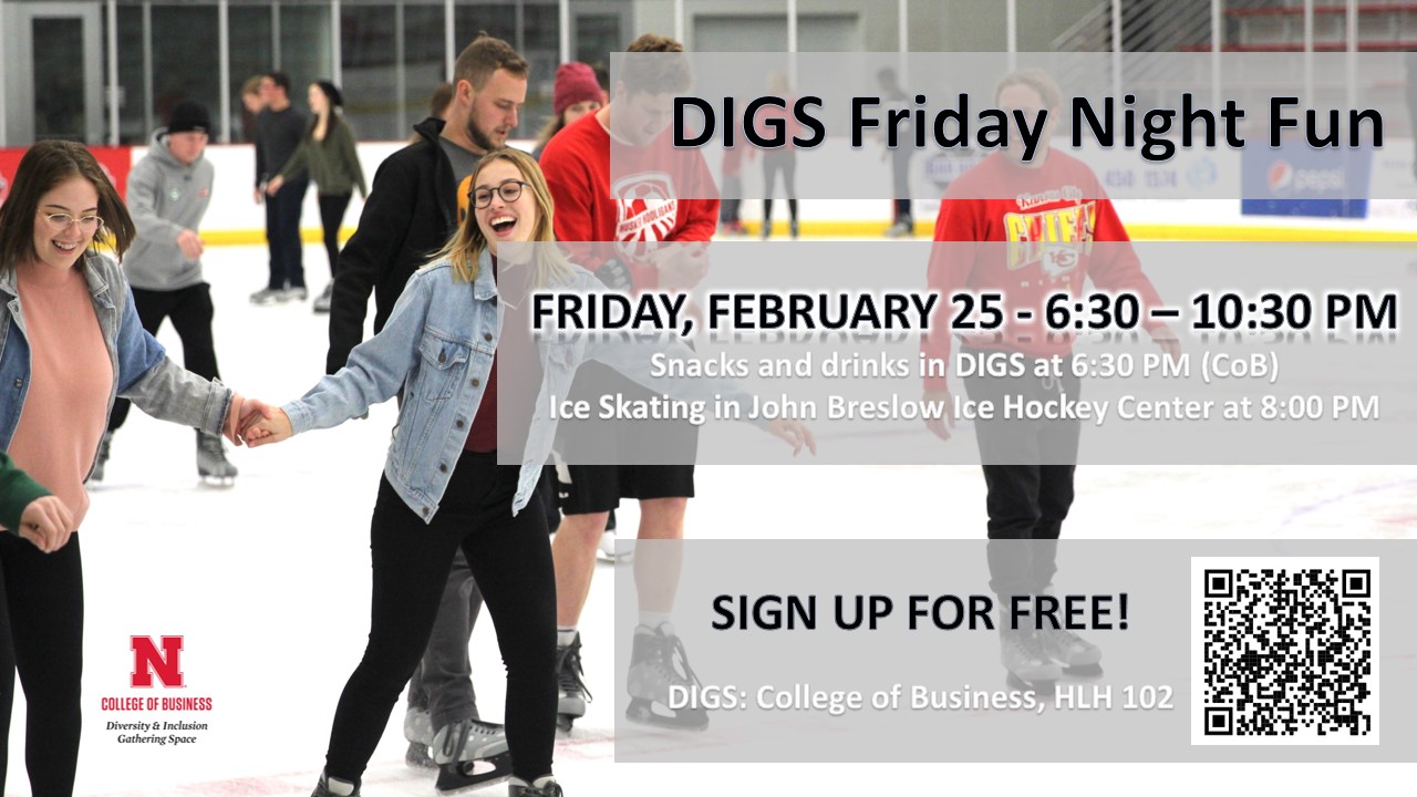 DIGS Friday Night Fun - Ice skating on Friday February 25