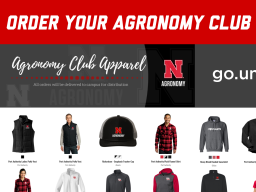 The Agronomy Club apparel sale is going on now until March 7.