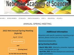 Nebraska Academy of Sciences Annual Meeting