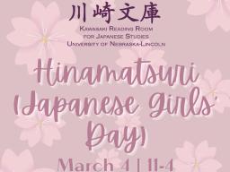 Celebrate Hinamatsuri (Japanese Girls' Day) with the KRR!