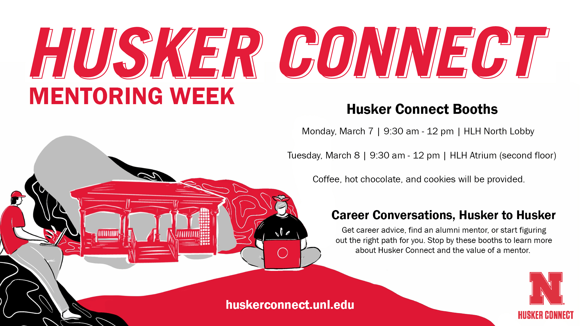 Husker Connect Mentoring Week Infographic 