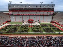 The University of Nebraska–Lincoln’s spring undergraduate commencement ceremony is scheduled for 10 a.m. Saturday, May 14, at Memorial Stadium. [Craig Chandler | University Communication]