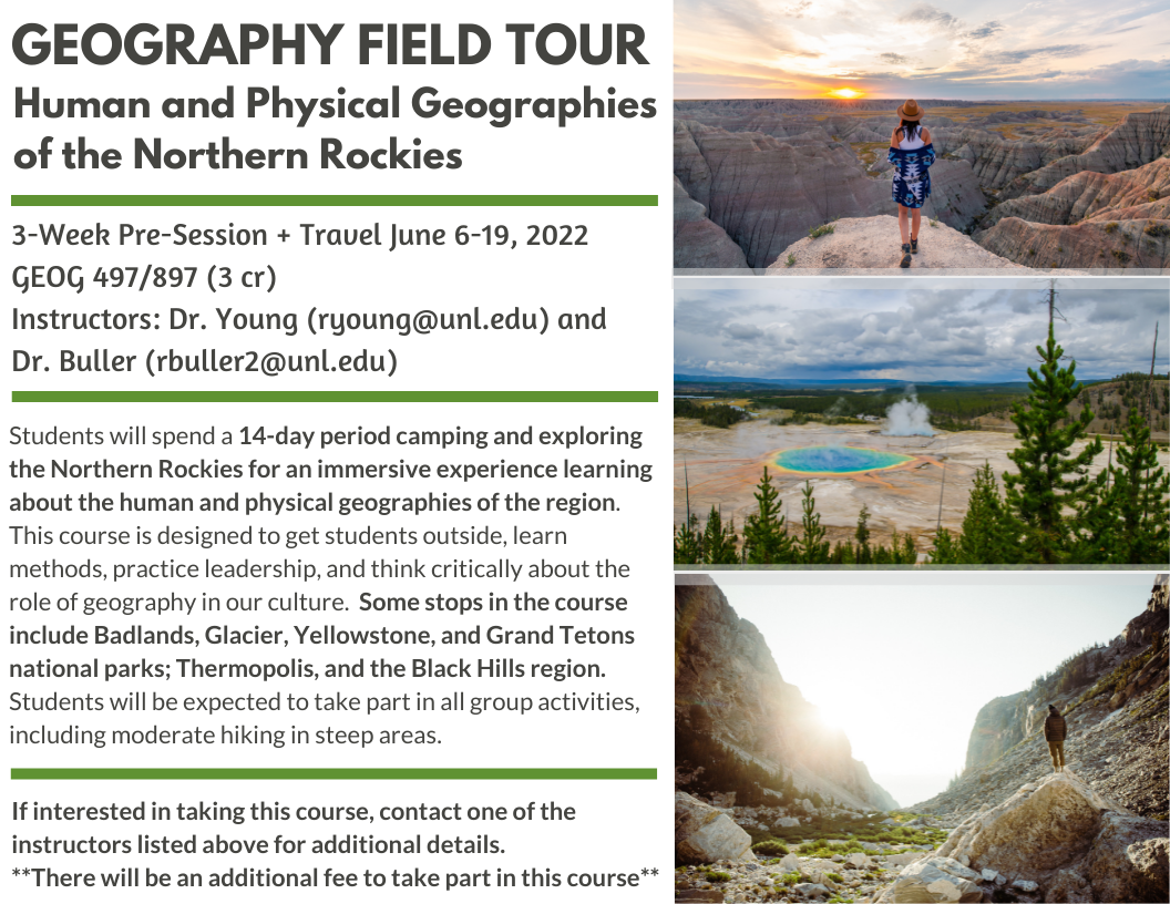 Explore the Northern Rockies with UNL Geography! 