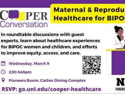 Cooper Conversation: Maternal & Reproductive Healthcare for BIPOC Women