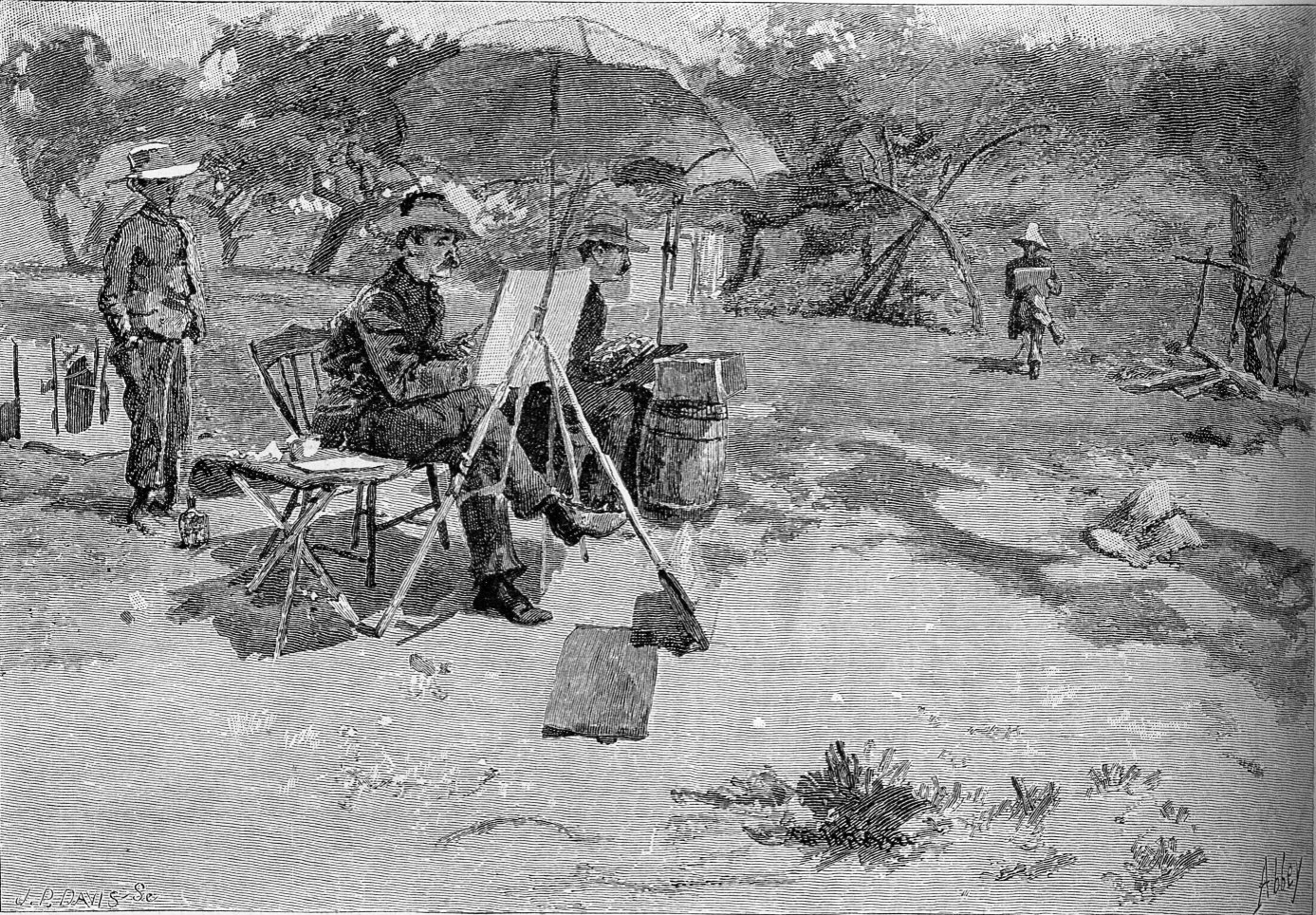 The Tile Club Sketching at Easthampton, Scribners, 1879