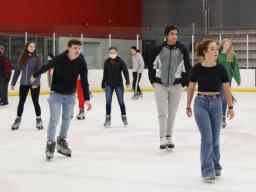 Free Skate Night for UNL students is March 25, 2022 at the Breslow Ice Hockey Center.