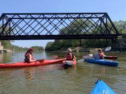 River kayaking with Outdoor Adventures at the University of Nebraska–Lincoln. [courtesy photo]