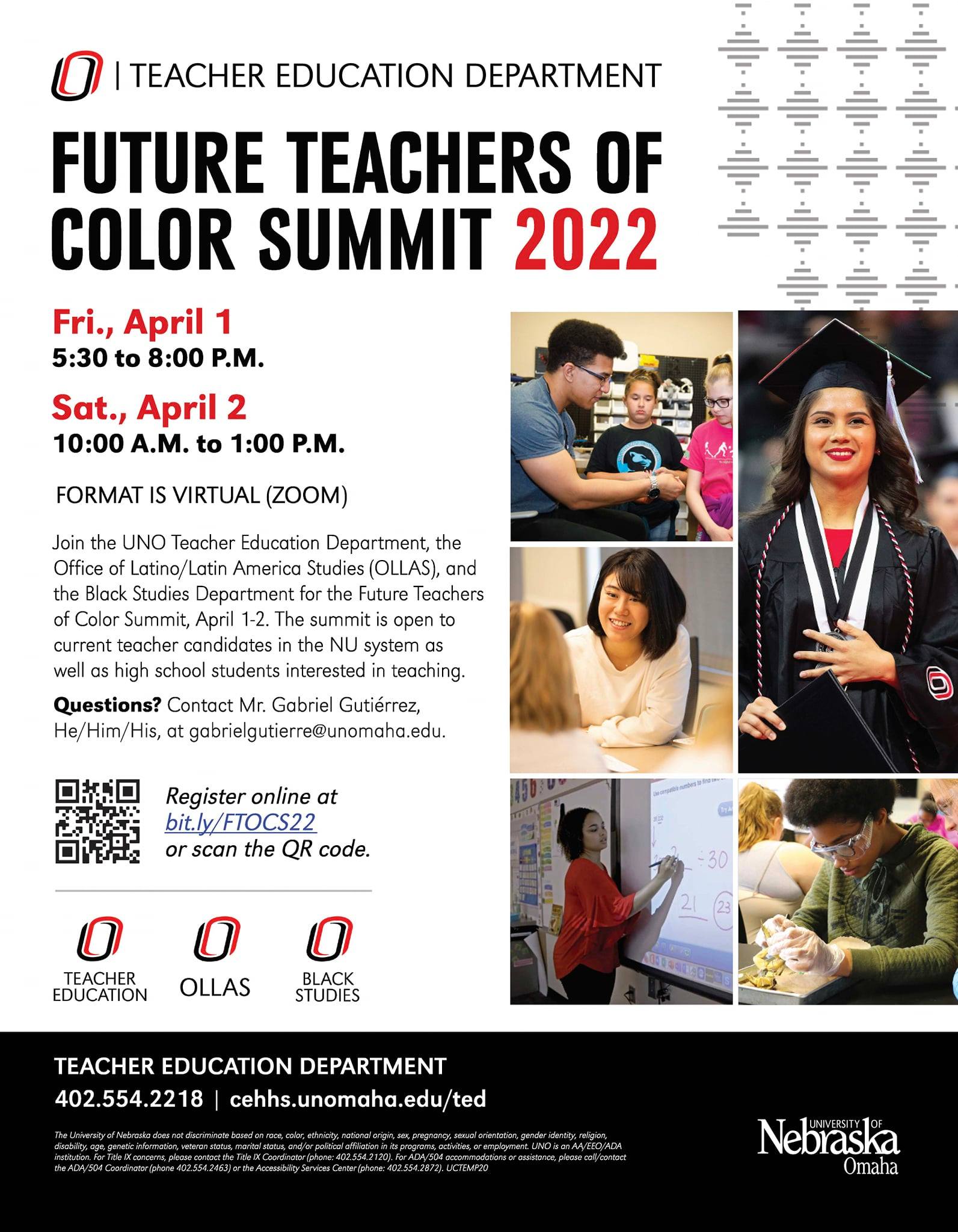 UNO Future Teachers of Color Summit 2022