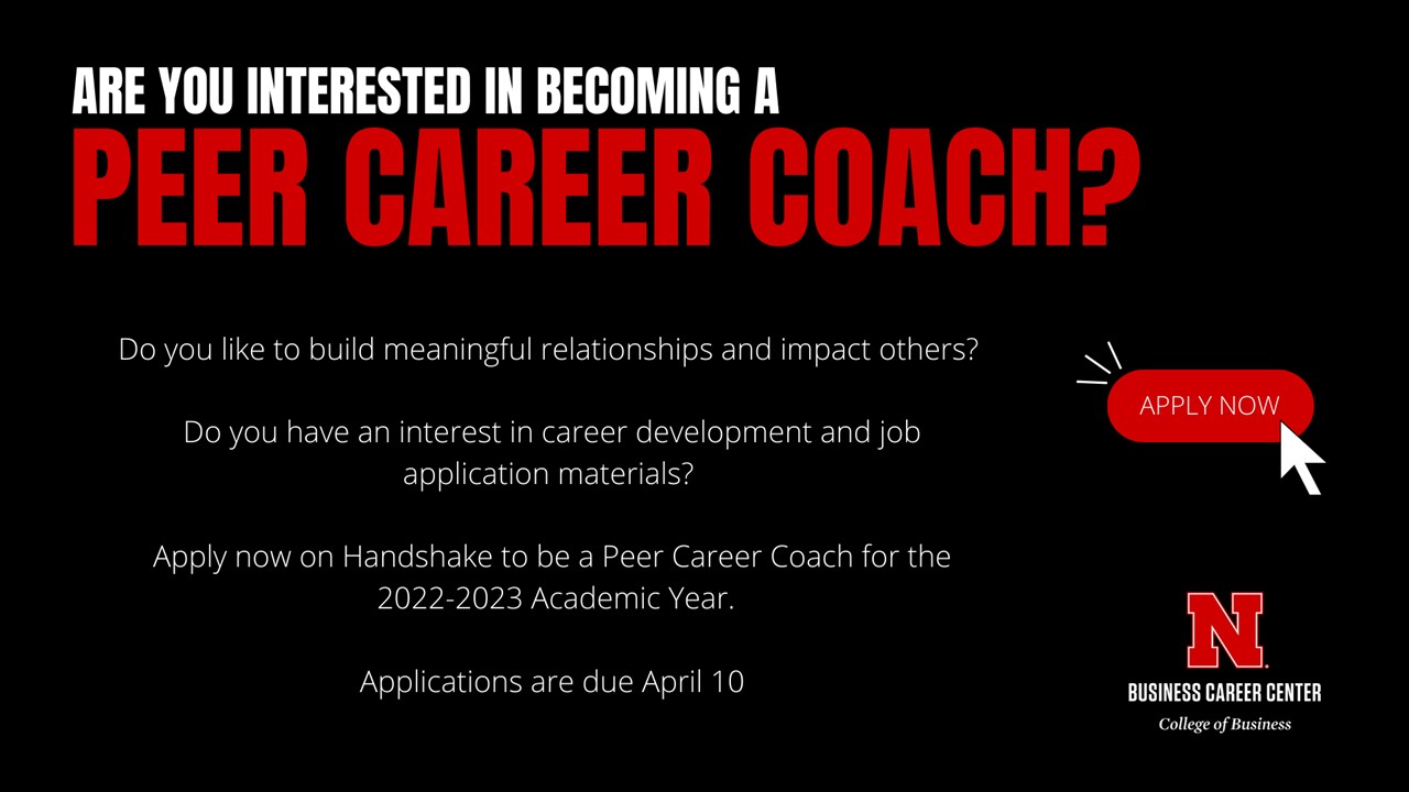 Interested in being a Peer Career Coach?