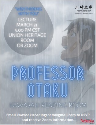 Kawasaki Reading Room presents Professor Otaku: "Weathering with You"
