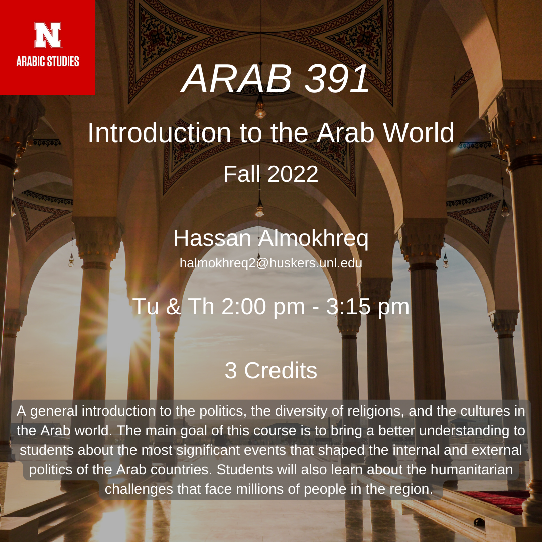 ARAB 391: Introduction to the Arab World