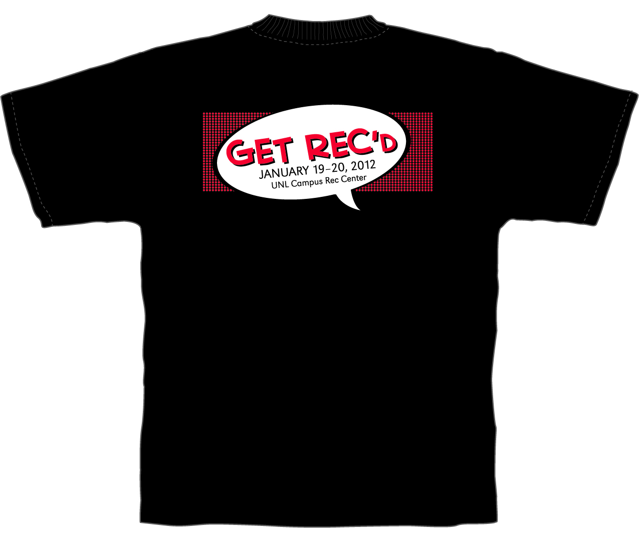 GET REC'd attendees receive a free t-shirt when they sign up to participate in the American Cancer Society's Relay for Life.