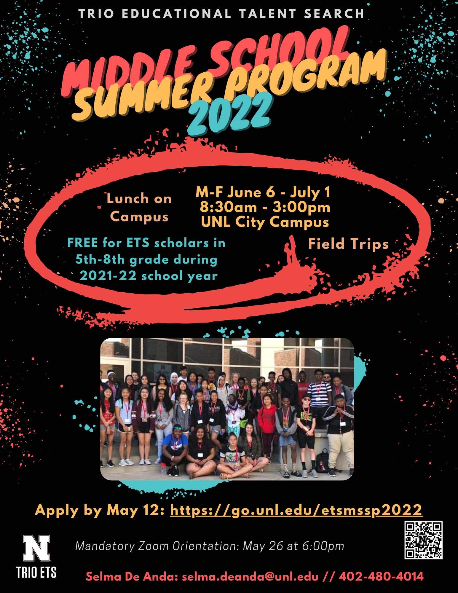 Middle School Summer Program Announce University of NebraskaLincoln